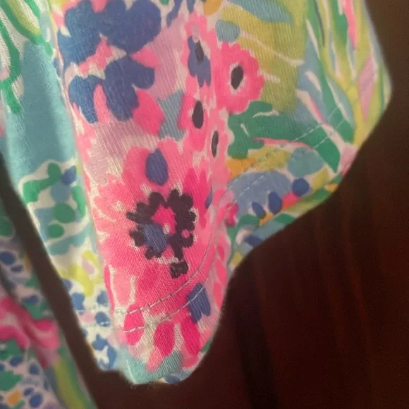Lilly Pulitzer Vibrant Floral Long Sleeve Dress - Picture 4 of 4